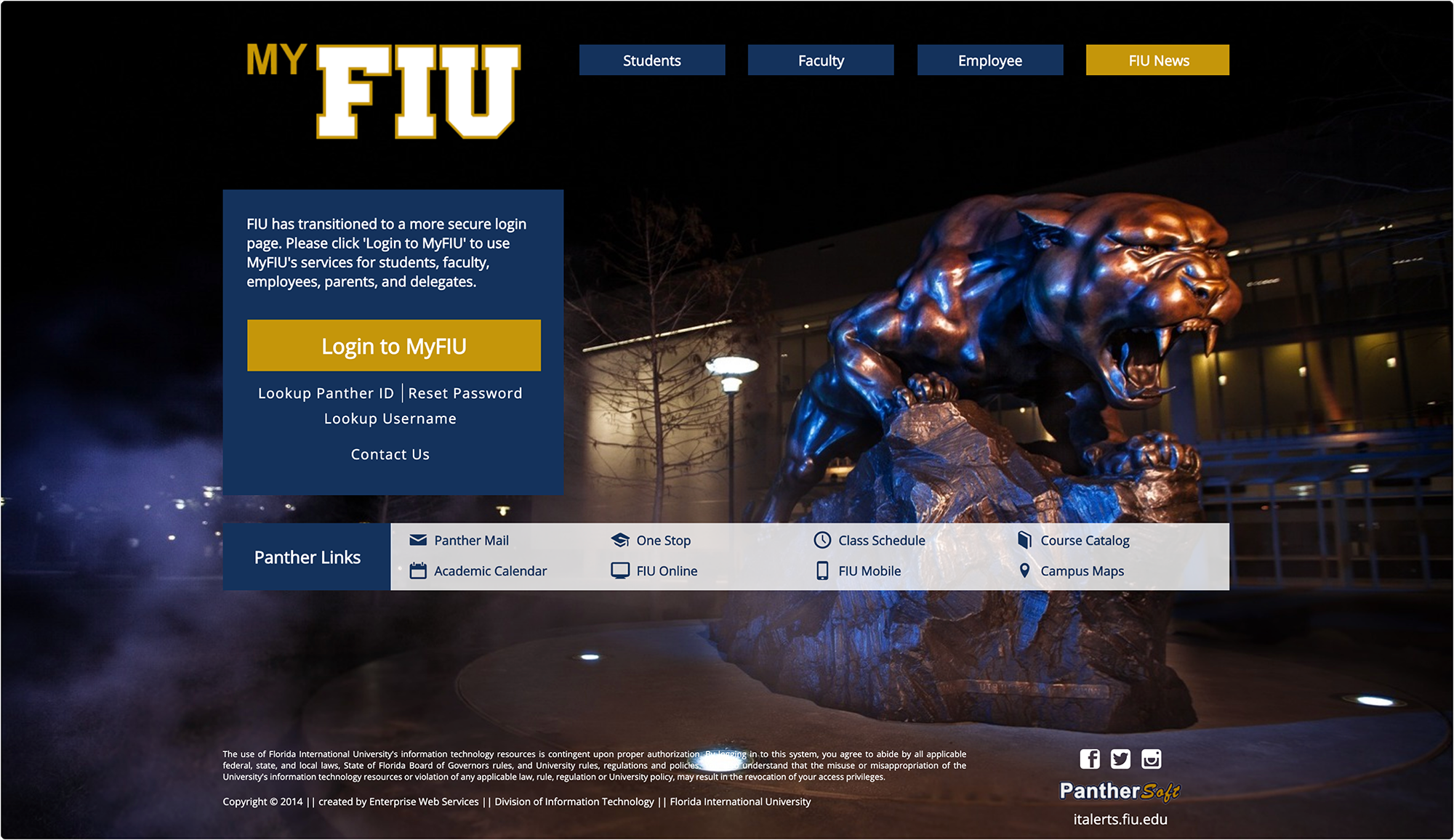 MYFIU-Student-Login